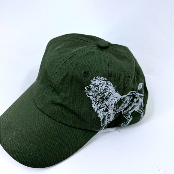 NWT Abercrombie & Fitch Unisex Classic Lion Print Cap - Picture 1 of 7